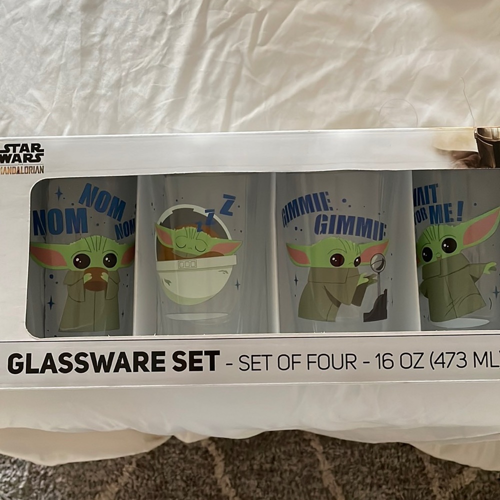 Star Wars glassware set of 4